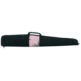 Bulldog BD215 Camo Panel Shotgun Case made of WaterResistant Nylon with Black Finish  Camo Pink Panel Floatable Design Full Leng