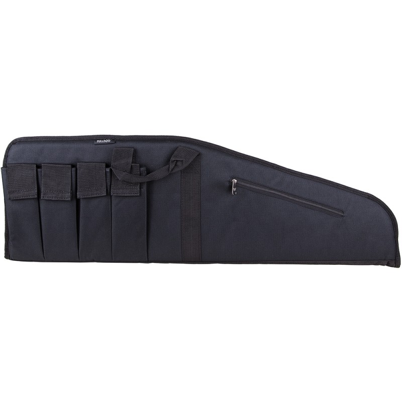 Bulldog BD421 Extreme Tactical Rifle Case made of WaterResistant Nylon with Black Finish Tricot Lining 4 External Velcro Magazin