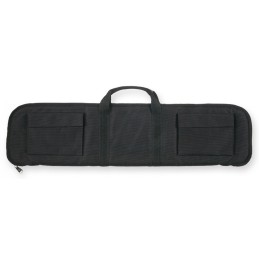 Bulldog BDD49229 Tactical Shotgun Case made of WaterResistant Nylon with Black Finish Tricot Lining 2 External Pouches  12 Shell