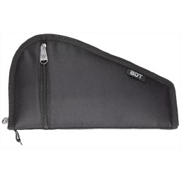 Bulldog BDT619B Deluxe Pistol Case 9L x 6 H Black Padded Nylon with Pocket  Sleeve for Handgun