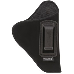 Bulldog DIP20 Deluxe  IWB Black Suede Like Belt Clip Fits Glock 4243Ruger LC923 Barrel Right Hand