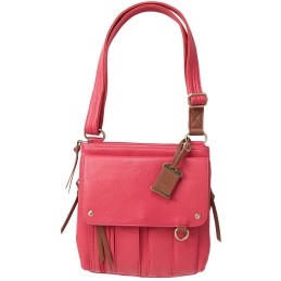 Bulldog BDP036 Cross Body Purse wHolster Pink Leather Most Sm Pistols  Revolvers Ambidextrous Hand