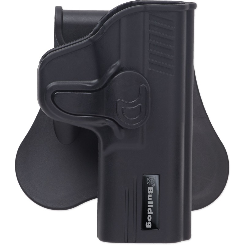 Bulldog RRG19 Rapid Release  OWB Black Polymer Paddle Compatible wGlock 192332 Right Hand