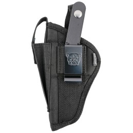 Bulldog FSN8 Extreme  OWB Black Nylon Belt LoopClip Fits Glock 2021 Fits 3.505 Barrel Ambidextrous