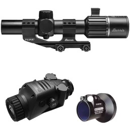 Burris 300674 BTC 35 V2 RT6 Combo Thermal Clip OnHandheldMountable Matte Black 14x35mm Multi Reticle 400x300 50Hz Resolution Zoo