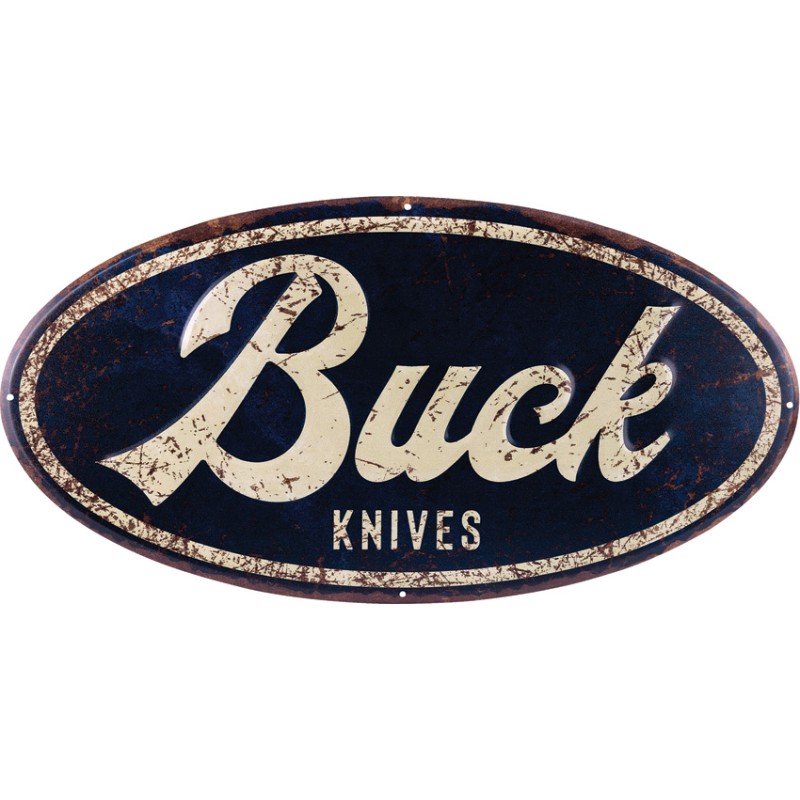 Oval Tin Tacker Sign