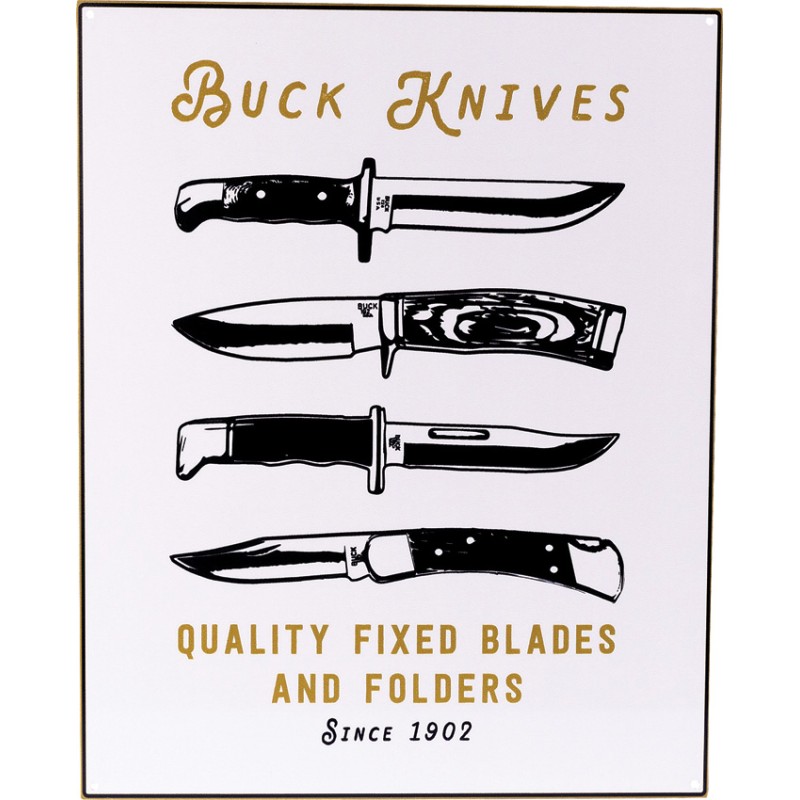 Quality Blades Tin Tacker Sign
