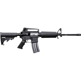 Bushmaster 0010004BLK M4 Patrolmans  5.56x45mm NATO 301 16 Salt Bath Nitride Threaded Barrel Black A4 Flat Top Receiver Black 6 