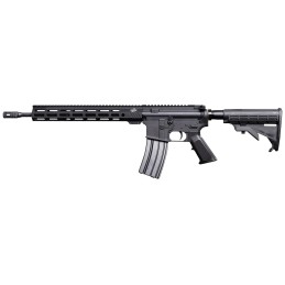 Bushmaster 0010017BLK QRC II 5.56x45mm NATO 301 16 Black Collapsible Carbine Stock A2 Grip 14 MLOK Handgaurd