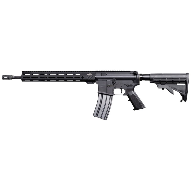 Bushmaster 0010017BLK QRC II 5.56x45mm NATO 301 16 Black Collapsible Carbine Stock A2 Grip 14 MLOK Handgaurd