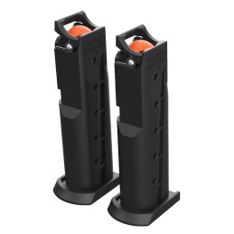 Byrna Technologies AM568300 HD  5rd Byrna HD Pepper Gun Black Polymer 2 Clips