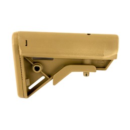 B5 Systems BRV1086 Bravo  Coyote Brown Synthetic for ARPlatform with MilSpec Receiver Extension Tube Not Included