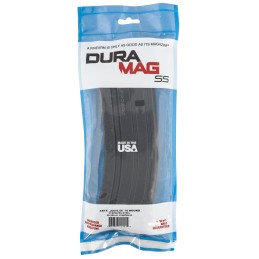 DuraMag 3023041178CPDL10 SS  10rd 223 Rem5.56x45mm NATO for AR15 Black w Orange Follower Detachable