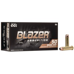 CCI 5207 Blazer Brass Handgun 357 Mag 158 gr Jacket Hollow Point 50 Per Box 20 Case