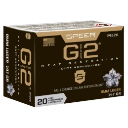 Speer 24226 Gold Dot G2 9mm Luger 147 gr G2 20 Per Box 10 Case