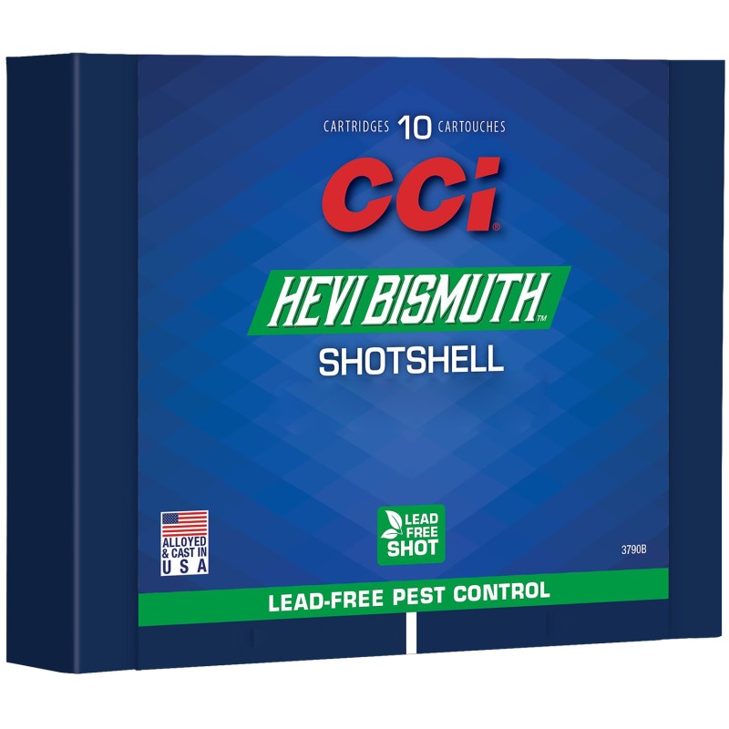 CCI 3738B Pest Control HEVIBismuth 38 Special 357 Mag 10 Per Box 20 Case