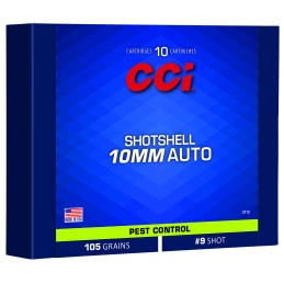 CCI 3710 Pest Control  10mm Auto 105 gr 10 Per Box 20 Case