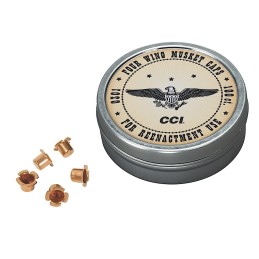 CCI 301 Four Wing Musket Caps Brass 1000 Per Box 5 Case