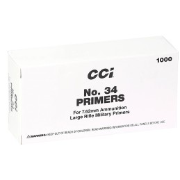 CCI 2 MilSpec No. 34 7.62mm Rifle 1000 Per Box