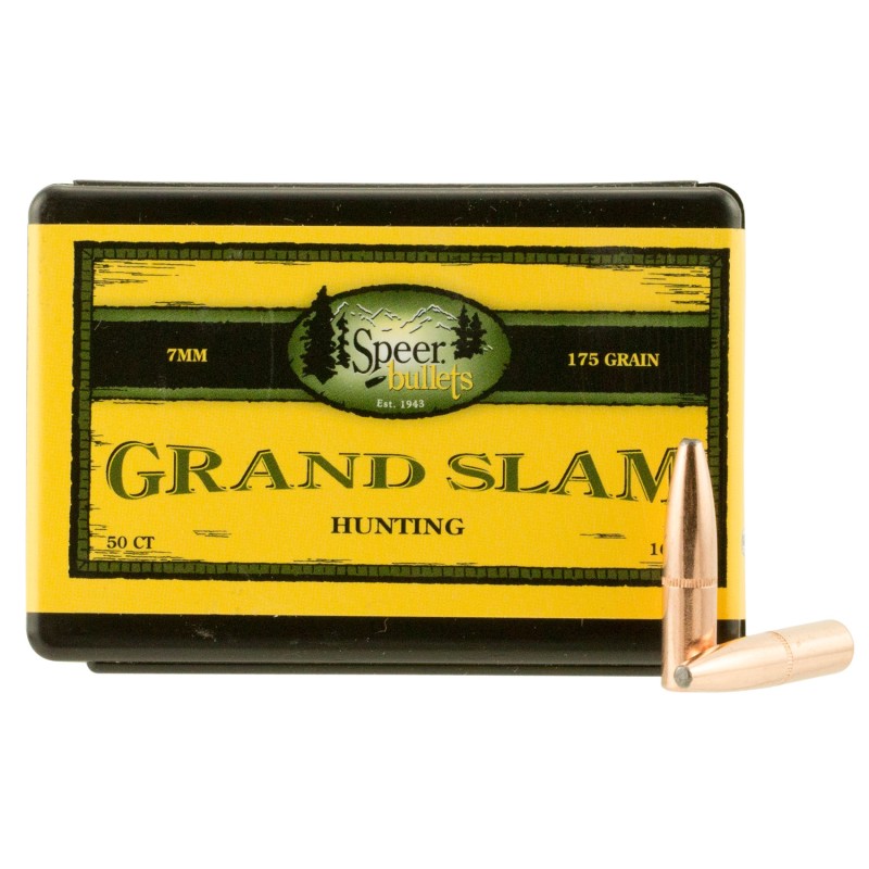 Speer 1643 Grand Slam  7mm .284 175 gr Soft Point 50 Per Box 5 Case