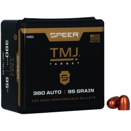 Speer 4001 TMJ  380 ACP .355 95 gr Total Metal Jacket 100 Per Box 5 Case