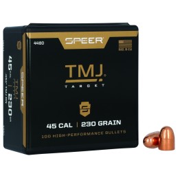 Speer 4480 TMJ  45 Cal .451 230 gr Total Metal Jacket 100 Per Box 5 Case