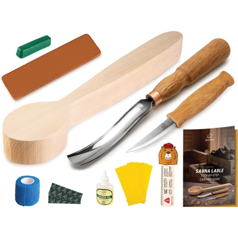 Sauna Ladle Carving Kit