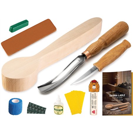 Sauna Ladle Carving Kit