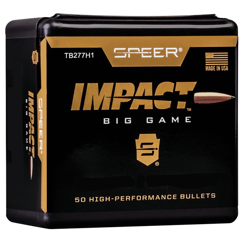 Speer TB277H1 Impact  277 Cal 150 gr Tipped Plated 50 Per Box 5 Case