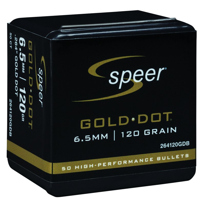 Speer 264120GDB Gold Dot  264 Cal .26 120 gr Bonded Soft Point 50 Per Box 20 Case