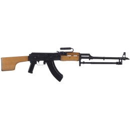 Century Arms RI4988N AES10B RPK 7.62x39mm 301 21.50 Heavy Match Grade Barrel Black Receiver Wood Furniture Clubfoot Style Stock 