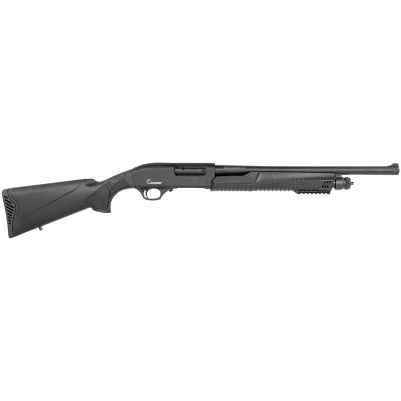 Century Arms SG2117N Catamount HD12 12 Gauge Pump 3 51 20.20 Black Steel Barrel Black Receiver Fixed Synthetic Stock