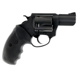 Charter Arms 13520 Mag Pug  Large 357 Mag 5 Shot 2.20 Black Ported Steel Barrel Black Steel Cylinder  Frame wBlack Finger Groove