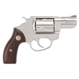 Charter Arms 73829 Undercover  Small 38 Special 5 Shot 2 High Polished Stainless Steel Barrel Cylinder  Frame wWood Grip Exposed