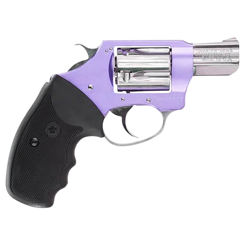 Charter Arms 53849 Undercover Lite Chic Lady Small 38 Special 5 Shot 2 High Polished Stainless Steel Barrel  Cylinder Lavender A