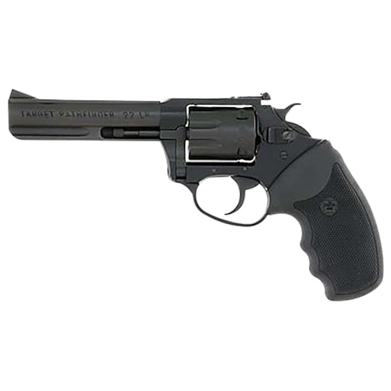 Charter Arms 12242 Pathfinder Target Lite 22 LR 8rd 4.20 Black Frame w Black Rubber Grip