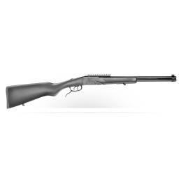 Chiappa Firearms 500260 Double Badger  22 LR 410 Gauge 11 19 Black Steel Barrel Blued Picatinny Rail Fixed Black Textured Synthe