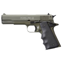 Chiappa Firearms 401121 191122  22 LR 101 5 OD Green Serrated Steel Slide  Beavertail Frame Black Hogue Rubber wFinger Grooves G