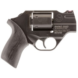 Chiappa Firearms CF340217 Rhino 200D  Small Frame 357 Mag 6 Shot 2 Black Anodized Steel Barrel Blued Cylinder Black Anodized Alu