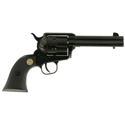 Chiappa Firearms CF340250D SAA 1873  Medium Frame 22 LR22 WMR 6 Shot 4.75 Blued Steel Barrel Cylinder  Frame Black Plastic Grip 