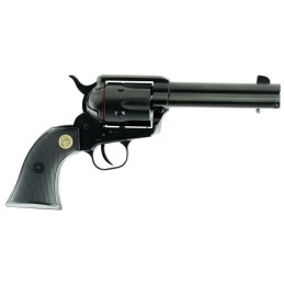 Chiappa Firearms CF340261 SAA 1873  Medium Frame 17 HMR 6 Shot 4.75 Blued Steel Barrel Blued Steel Frame Blued Cylinder Black Pl