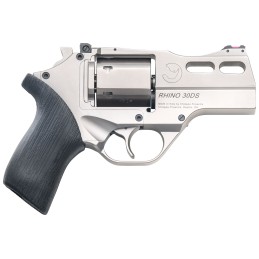 Chiappa Firearms CF340290 Rhino 30SAR CA Compliant Small Frame 357 Mag 6 Shot 3 NickelPlated Steel Vent Rib Barrel  Cylinder Nic