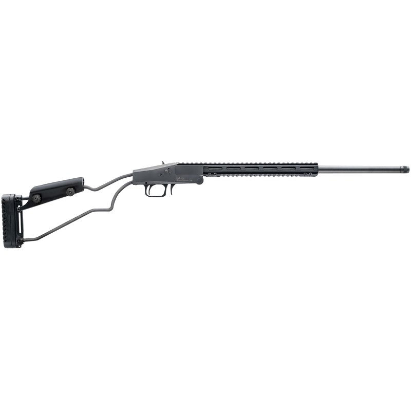 Chiappa Firearms CF500272 Big Badger  3030 Win 1rd 20 Threaded Blued MLOKPicatinny Handgaurd Wire Stock with Adj. Comb