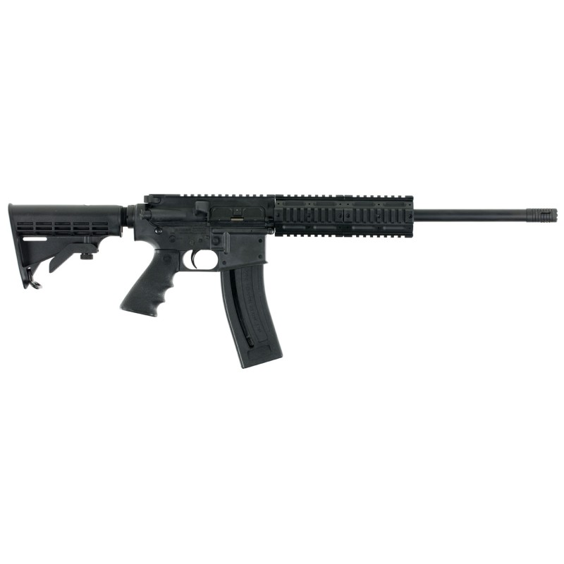 Chiappa Firearms CF500090 MFour22 GenII Pro Carbine Full Size 22 LR 281 18.50 Black Barrel  Receiver Black 6 Position Stock Righ