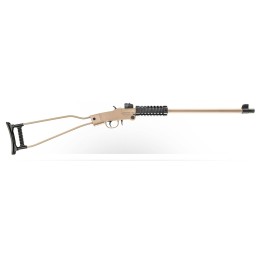 Chiappa Firearms 500255 Little Badger  Full Size 22 LR 1 Shot 16.50 Desert Sand Cerakote Steel Barrel Desert Sand Cerakote Quad 