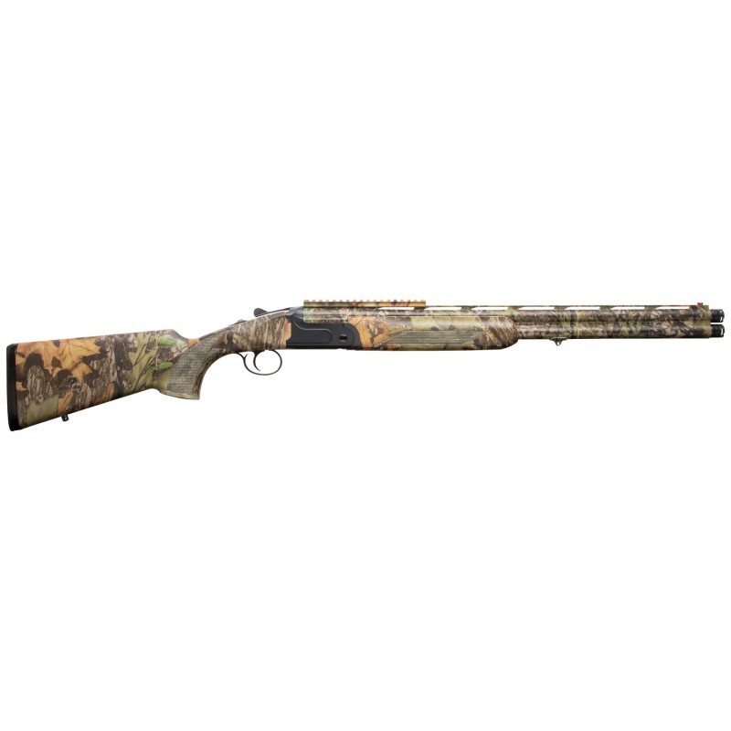 Charles Daly 930245 204X  12 Gauge 2rd 3.5 24 Vent Rib Barrel Full Coverage Mossy Oak Obsession Fiber Optic FrontPicatinny Rail 