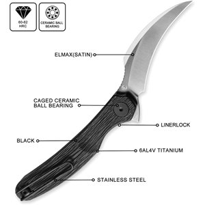 C09 Linerlock Titanium