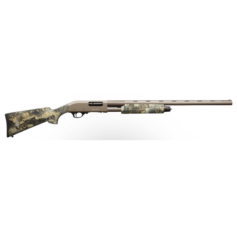 Charles Daly 930314 301  12 Gauge 3 41 28 Vent Rib Barrel Flat Dark Earth BarrelReceiver TrueTimber Prairie Synthetic Stock Auto