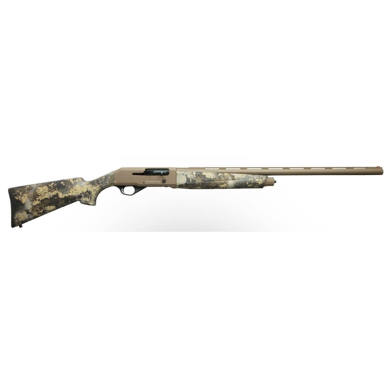 Charles Daly 930204PT 601  12 Gauge 41 3 28 Vent Rib Barrel Flat Dark Earth Aluminum Receiver TrueTimber Prairie Synthetic Stock