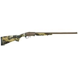 Charles Daly 930338 101  Full Size 20 Gauge Break Open 3 1rd 26 Flat Dark Earth Cerakote Steel Barrel  Receiver Fixed TrueTimber